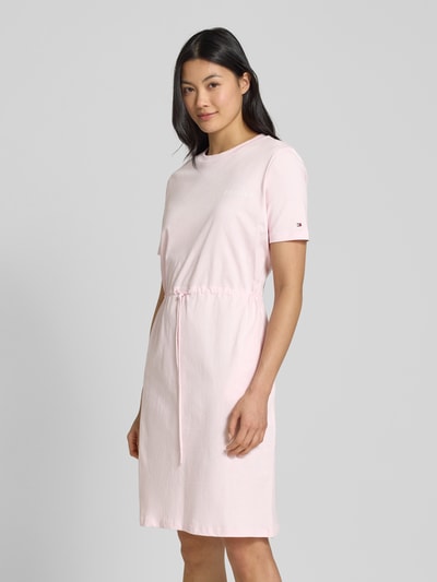 Tommy Hilfiger Oversized Freizeitkleid aus reiner Baumwolle Rosa 4