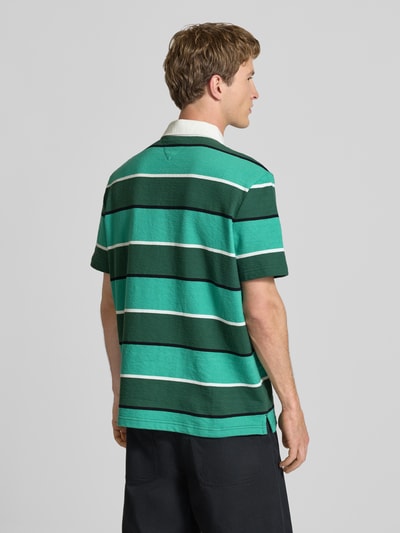 Tommy Jeans Regular Fit Poloshirt aus reiner Baumwolle Gruen 5