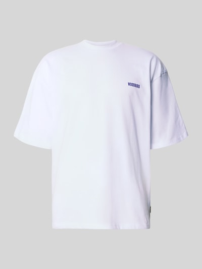 WOODBIRD T-Shirt mit Label-Print Weiss 2