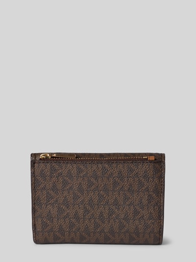 Produktfoto, Portfel z wzorem z logo model 'BRYANT' od MICHAEL Michael Kors, główna przegroda z zapięciem na zatrzask, aplikacja z logo, różne przegródki