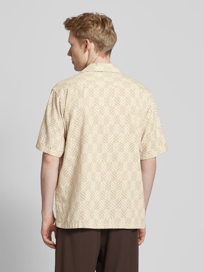 Jack & Jones Regular fit vrijetijdsoverhemd met resortkraag, model 'BLUVINCENT' Beige - 5