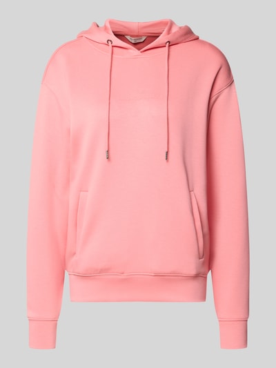 Produktfoto, roze Hoodie aus Viskose-Mix mit Logo Modell 'IMA' van MSCH Copenhagen, regular fit, stretch, logo, steekzakken.