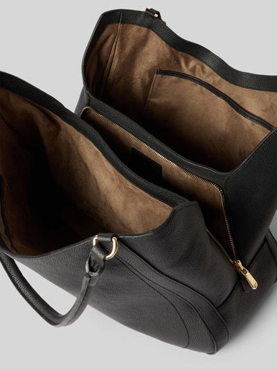BOSS Henkeltasche aus echtem Rindsleder Modell 'REAH MEDIUM TOTE' Black 5