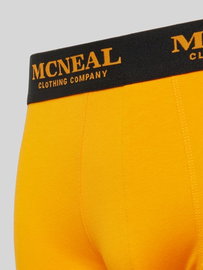 MCNEAL Boxershort met labelstitching in een set van 3 stuks Olijfgroen - 2