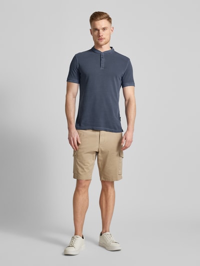 Strellson Regular fit poloshirt met maokraag, model 'Phillip' Marineblauw - 1