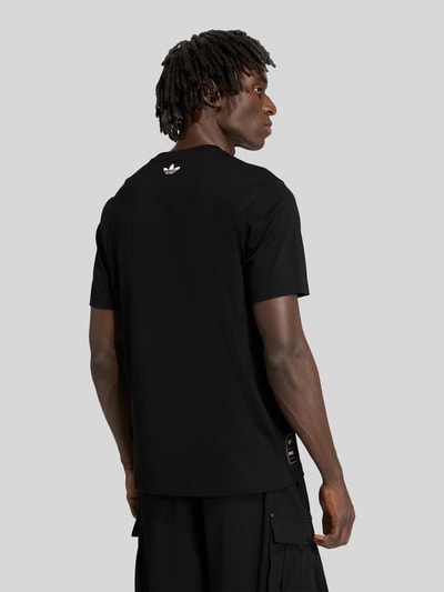 adidas Originals Regular Fit T-Shirt aus reiner Baumwolle Black 5
