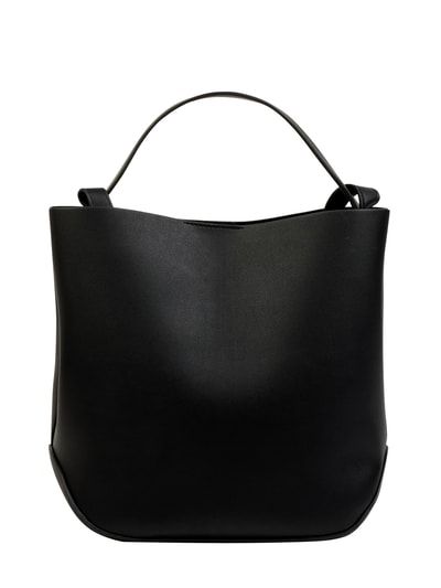 Mango Crossbody Bag in Leder-Optik Black 5