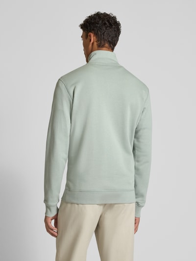 BOSS Orange Regular fit sweatshirt van puur katoen Mintgroen - 5