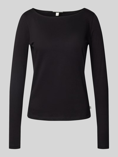 QS Longsleeve mit U-Boot-Ausschnitt Black 2