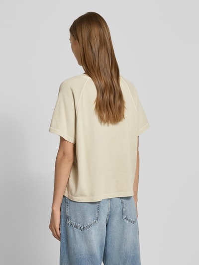 s.Oliver RED LABEL Loose Fit T-Shirt aus reiner Baumwolle Sand 5