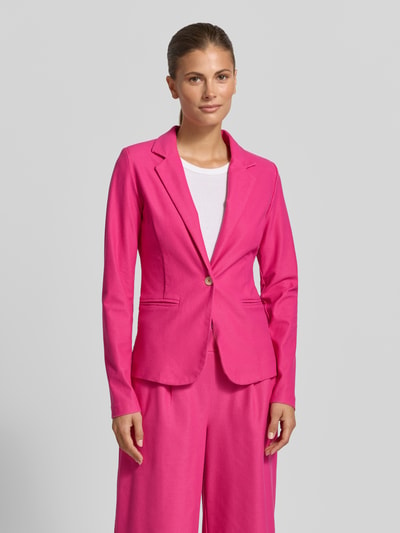 ICHI Slim Fit Blazer mit Paspeltaschen Modell 'KATE' Pink 4