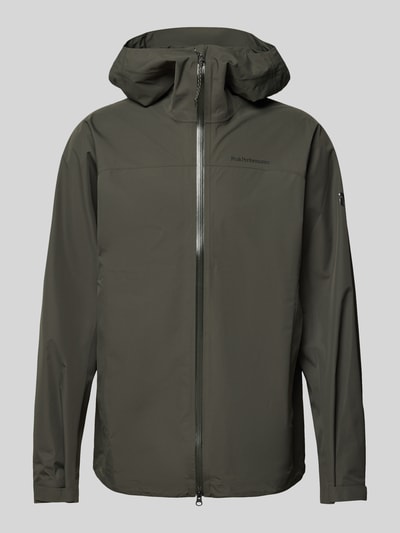 PEAK PERFORMANCE Jack met capuchon Olijfgroen - 2
