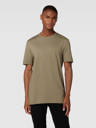 BOSS T-Shirt mit Label-Print Modell 'Thompson' Schilf 4