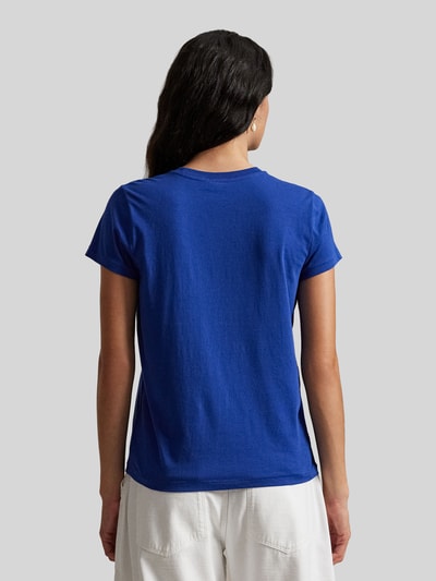 Polo Ralph Lauren Regular Fit T-Shirt aus reiner Baumwolle Dunkelblau 5