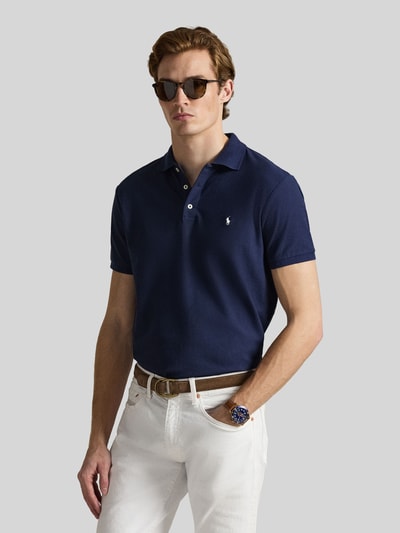 Polo Ralph Lauren Koszulka polo z czystej bawełny o kroju regular fit Granatowy 4