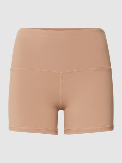 Review Korte broek met binnenstebuitennaden Taupe - 2