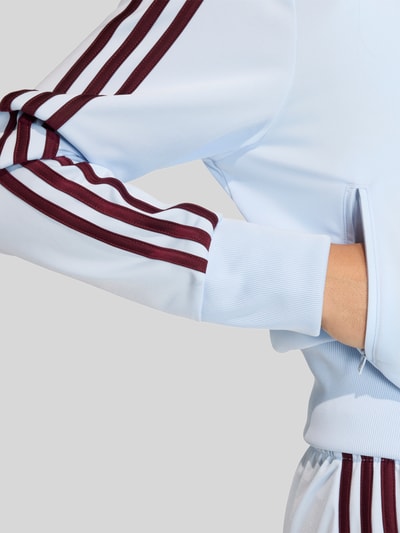 adidas Originals kurtka treningowa w kroju regular fit z wyhaftowanym logo Jasnoniebieski 6