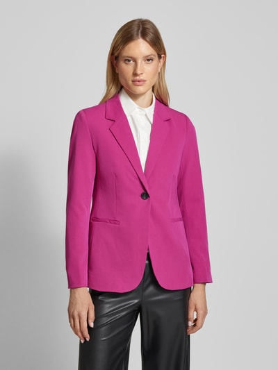 Kaffe Blazer met strookzakken, model 'SAKURA' Fuchsia - 4