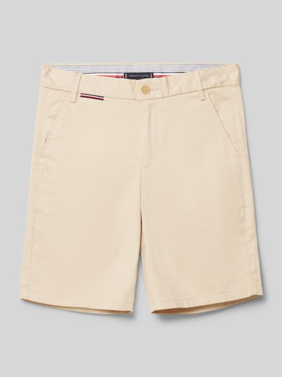 Tommy Hilfiger Teens Bermudas mit französischen Eingrifftaschen Sand 1