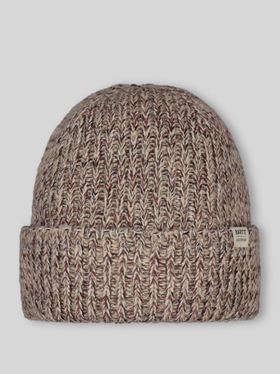 Barts Mütze mit Label-Patch Sand 1
