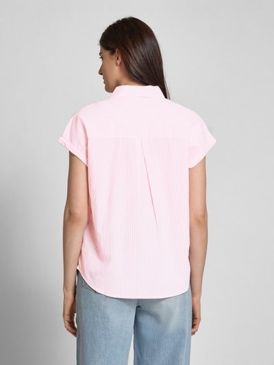 Tom Tailor Denim Loose fit blouse van puur katoen  Roze - 5