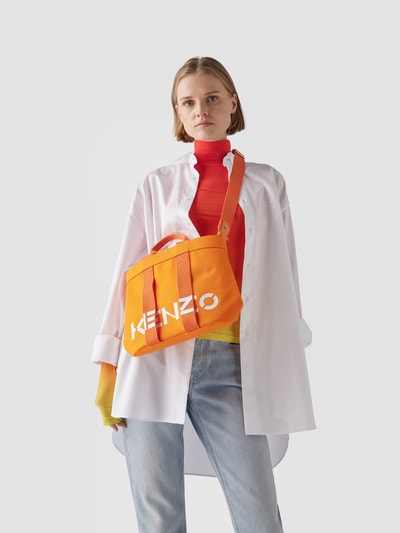 Kenzo Tote Bag mit Label-Print Orange 1