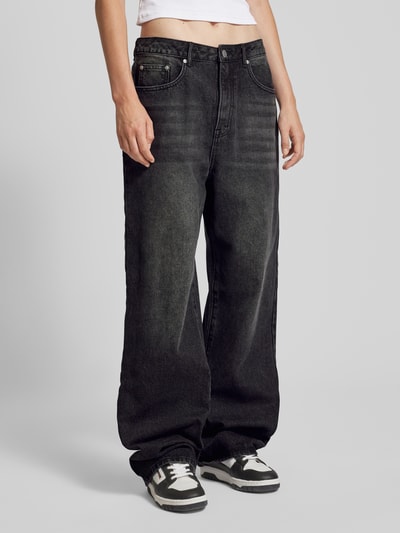 Review Essentials baggy jeans  Zwart - 4