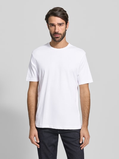 HECHTER PARIS T-Shirt-Set mit Logo-Stitching Weiss 4