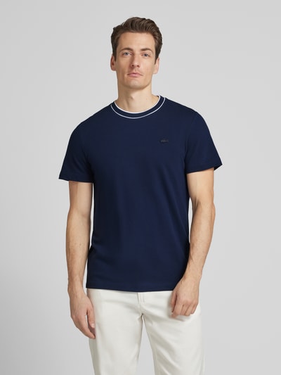 Lacoste T-Shirt mit Label-Stitching Blau 4