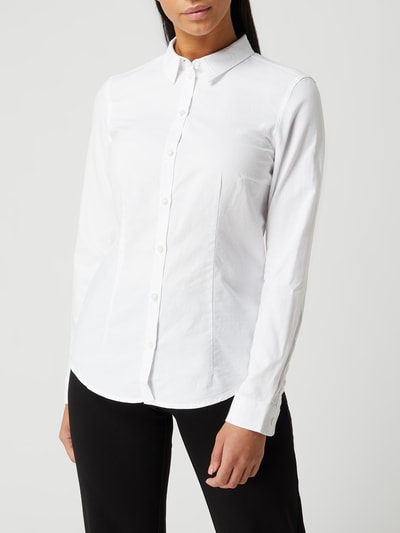 Montego Bluse aus Oxford  Weiss 4