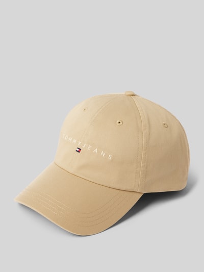 Tommy Jeans Basecap mit Label-Stitching Sand 1