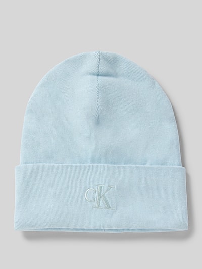 Calvin Klein Jeans Czapka beanie z wyhaftowanym logo Jasnoniebieski 1