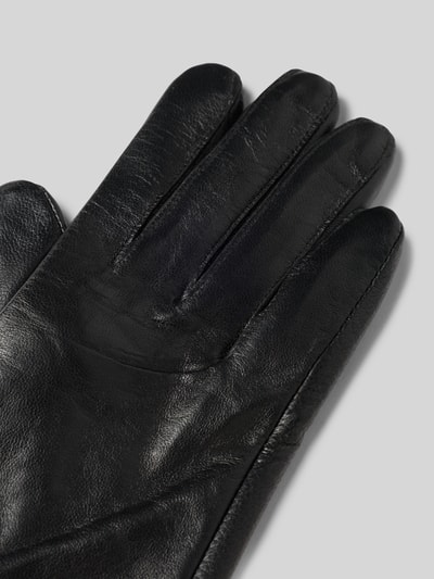 FI.NE Handschuhe in Leder-Optik Black 3