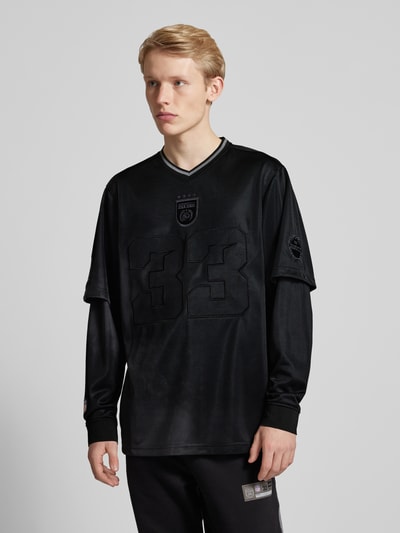 Balr. Relaxed Fit Sweatshirt mit Label-Stitching Black 4