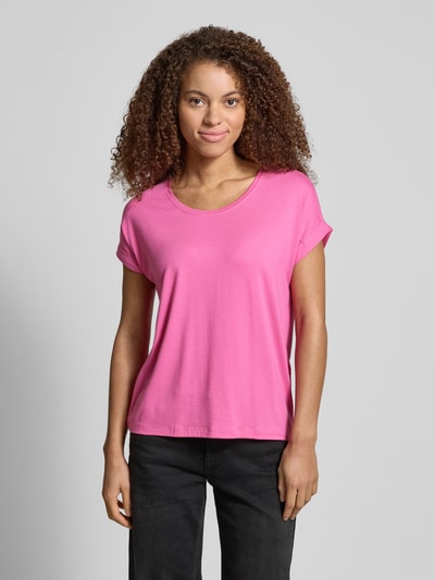 Only Regular Fit T-Shirt mit Viskose-Anteil Modell 'MOSTER' Pink 4