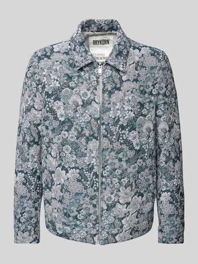 Drykorn Jack met all-over bloemenprint, model 'RIKKA' Marineblauw - 2