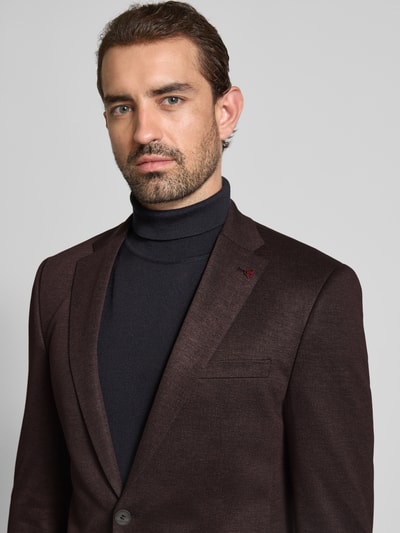 Roy Robson 2-Knopf-Sakko mit Reverskragen Bordeaux 3