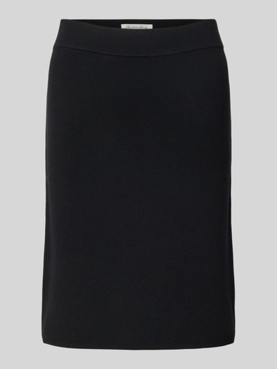 Christian Berg Woman Regular Fit Rock in Strick-Optik Black 2