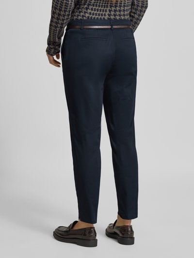 Christian Berg Woman Slim Fit Stoffhose mit Viskose-Anteil Dunkelblau 5