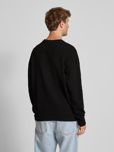 Pegador Shirt met lange mouwen en logostitching Zwart - 5