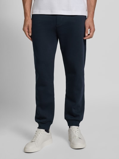 MCNEAL Regular Fit Sweatpants mit elastischen Beinabschlüssen Dunkelblau 4