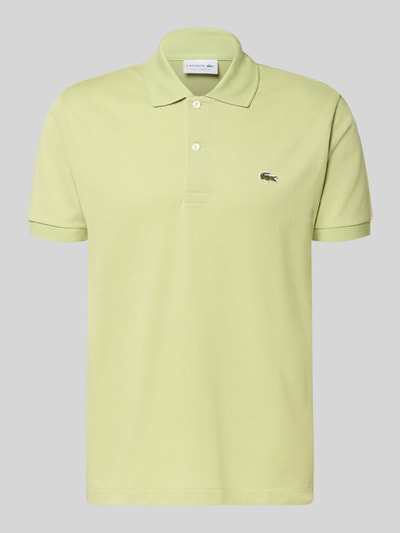 Produktfoto, Regular Fit Poloshirt aus reiner Baumwolle van Lacoste in effen kleuren met gestikt logo, polokraag, korte mouw, mouwboord, rompzoom met zij-splitten, piqué materiaalverwerking, puur katoen