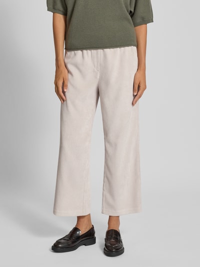 MAC Cropped Cordhose mit elastischem Bund Modell 'CHIARA' Offwhite 4