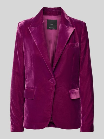 Mango Regular Fit Blazer mit Reverskragen Modell 'COMBI' Pink 2