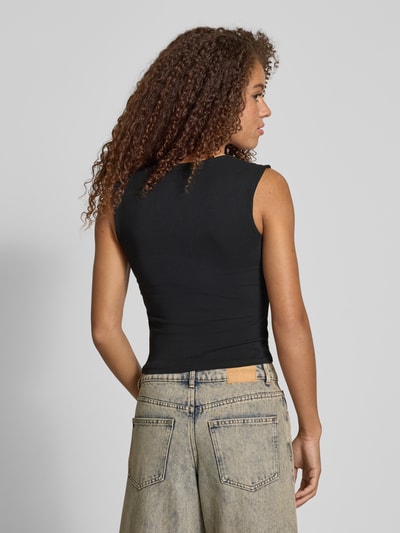 Review Tanktop mit Square-Neck-Ausschnitt Black 5