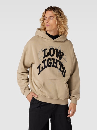 Low Lights Studios Hoodie mit Label-Patch Beige 4