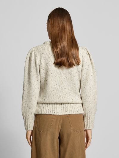 s.Oliver RED LABEL Regular Fit Strickpullover mit Baumwoll-Anteil Offwhite 5