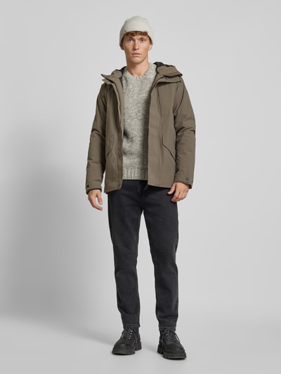 Didriksons Parka mit Pattentaschen Modell 'ADAM' Sand 1