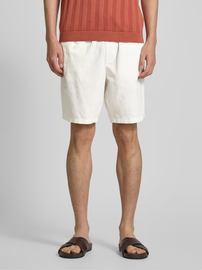 Matinique Regular Fit Bermudas aus Leinen-Baumwoll-Mix Modell 'barton' Offwhite 4