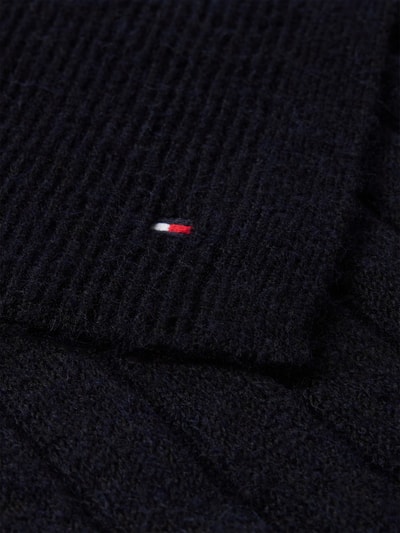 Tommy Hilfiger Sjaal met wolgehalte Marineblauw - 2